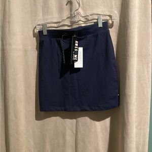 Navy Mini Skirt